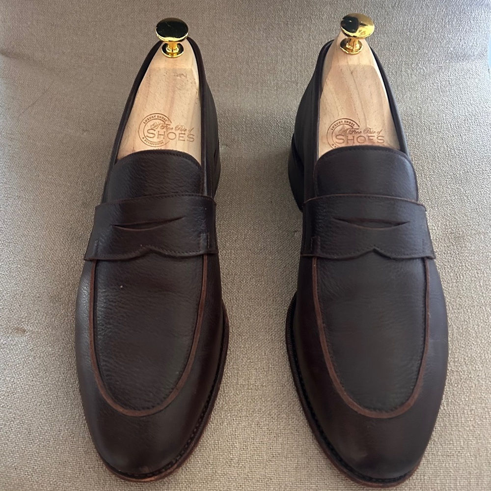 Meermin Pebble Grain Penny Loafer